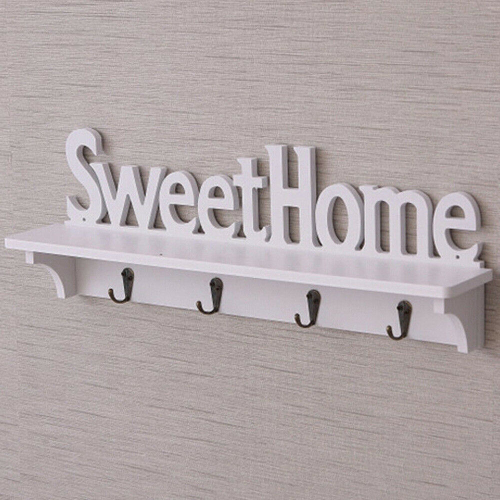 Wall Mounted Key Holder with Shelf Organizer by HitMyNeed