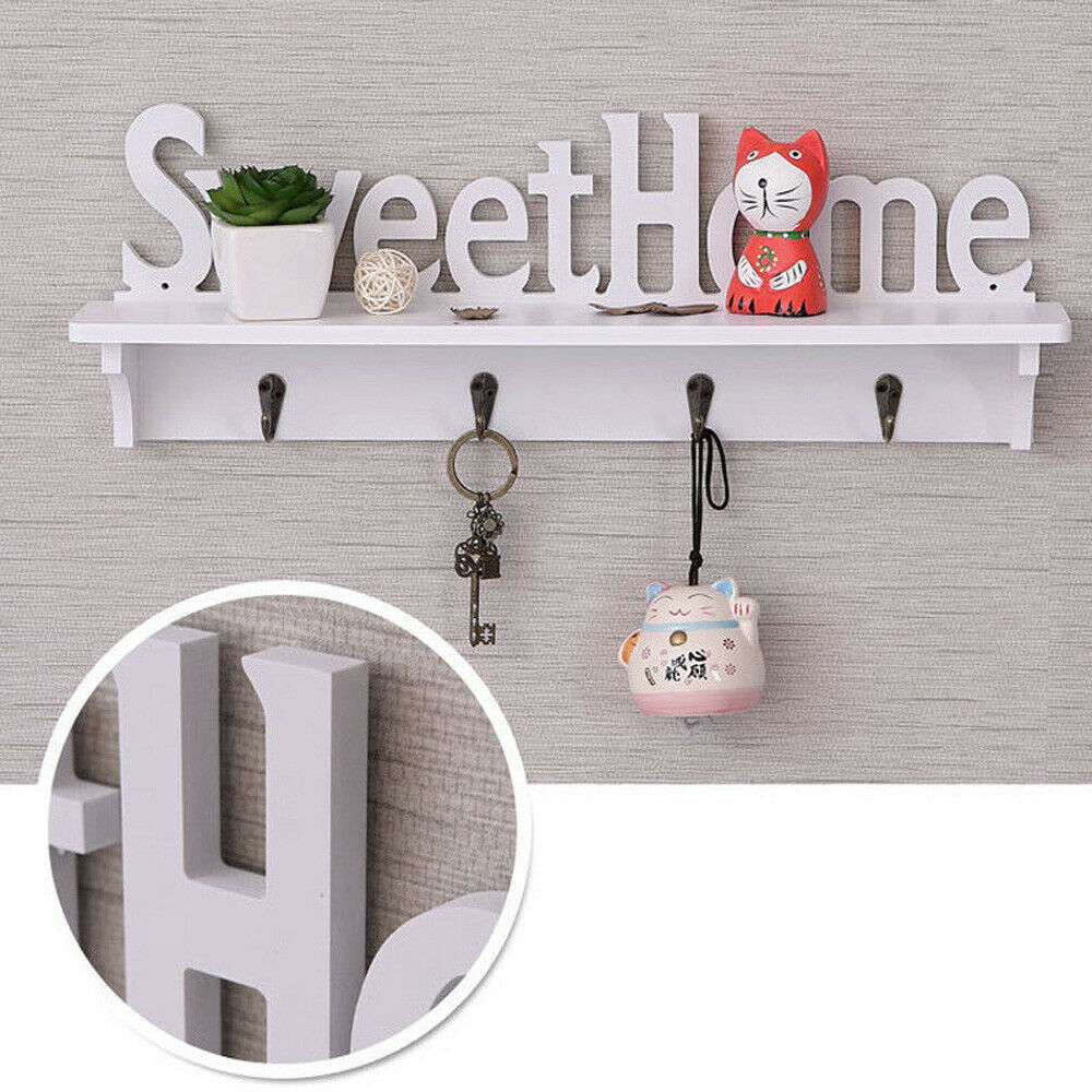 Wall Mounted Key Holder with Shelf Organizer by HitMyNeed