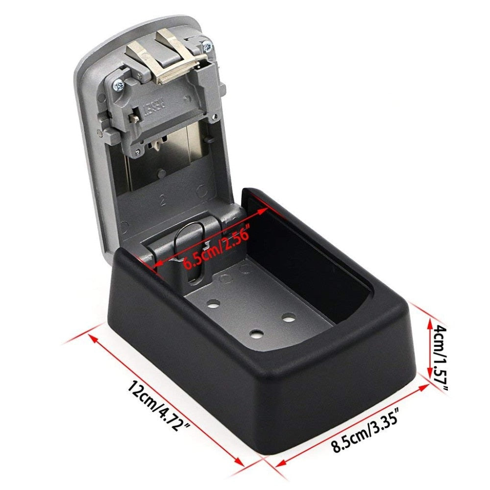 Wall Mounted Key Safe with 4-Digit Combination Lock by HitMyNeed