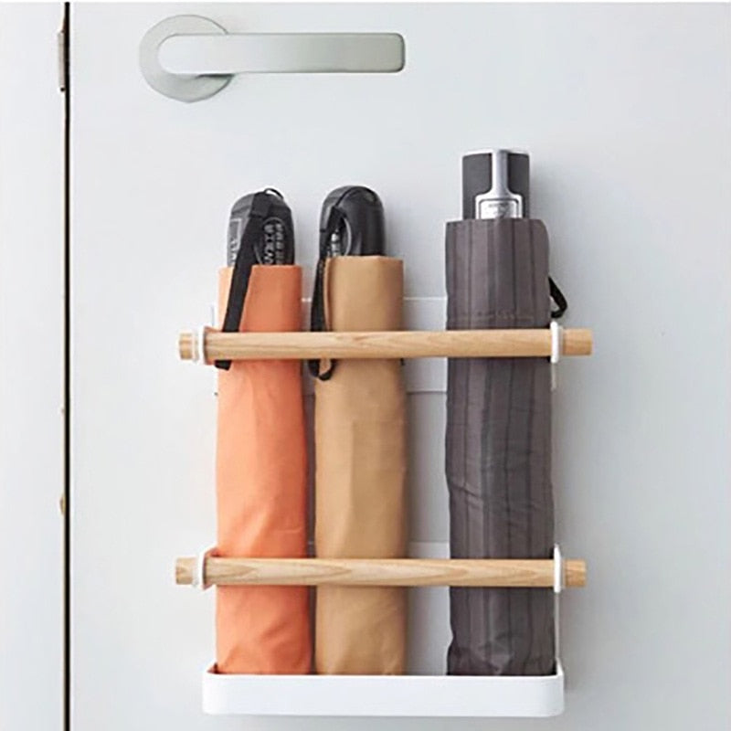 Wall Mounted Magnetic Umbrella Holder Rack (2pcs) by HitMyNeed