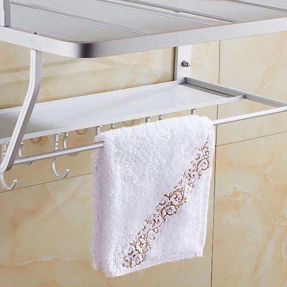 Wall Mounted Microwave Shelf with 3-Tier Storage by HitMyNeed