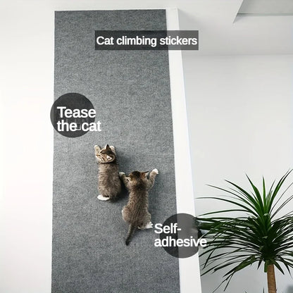 Wall Mounted Non-Slip Cuttable Cat Scratching Pad by HitMyNeed