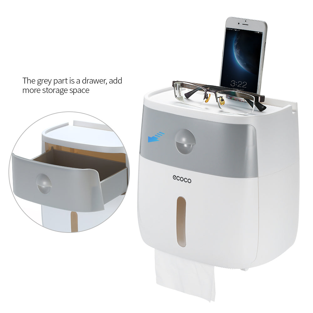 Wall-Mounted Paper Towel Dispenser with Storage by HitMyNeed