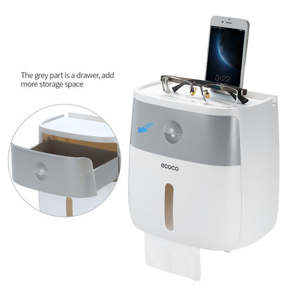 Wall-Mounted Paper Towel Dispenser with Storage by HitMyNeed