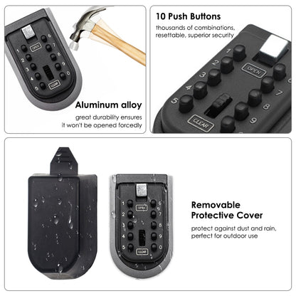 Wall-Mounted Real Estate Lock Box with Combination by HitMyNeed