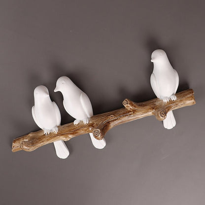 Wall Mounted Resin Bird Coat Hook by HitMyNeed