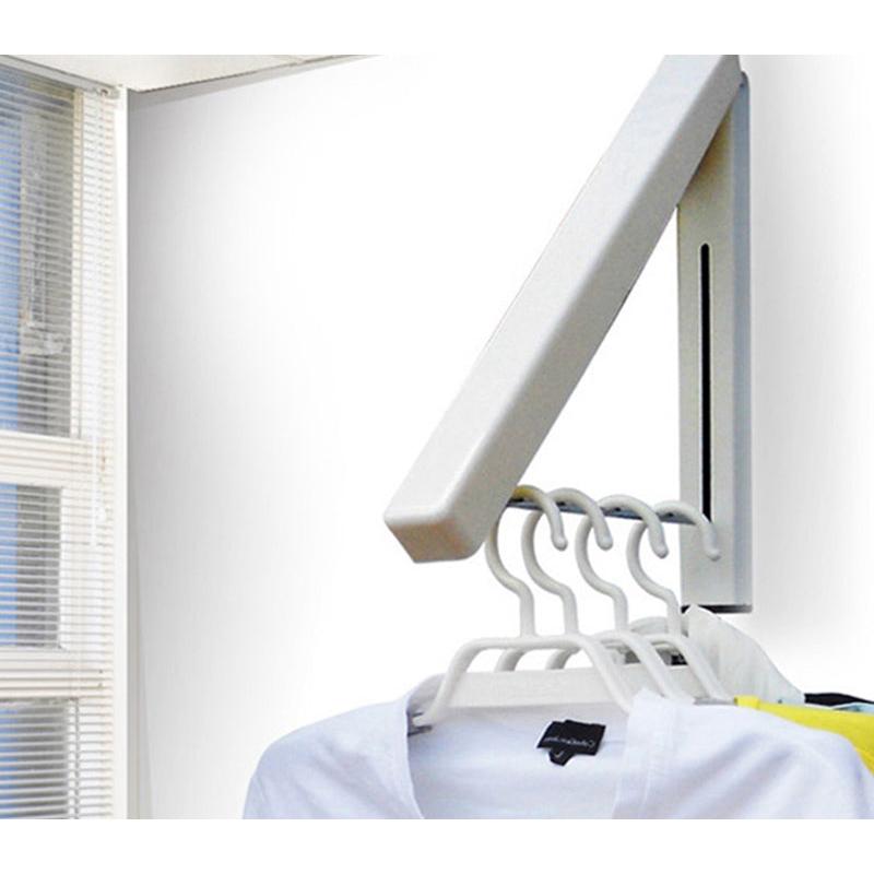 Wall Mounted Retractable Clothes Drying Rack by HitMyNeed