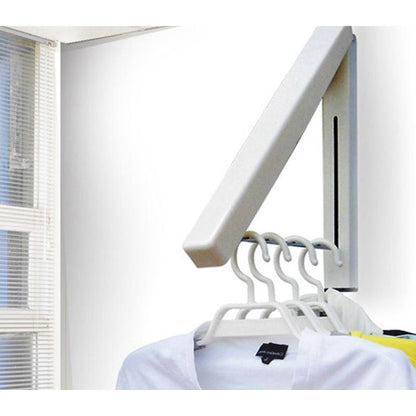 Wall Mounted Retractable Clothes Drying Rack by HitMyNeed