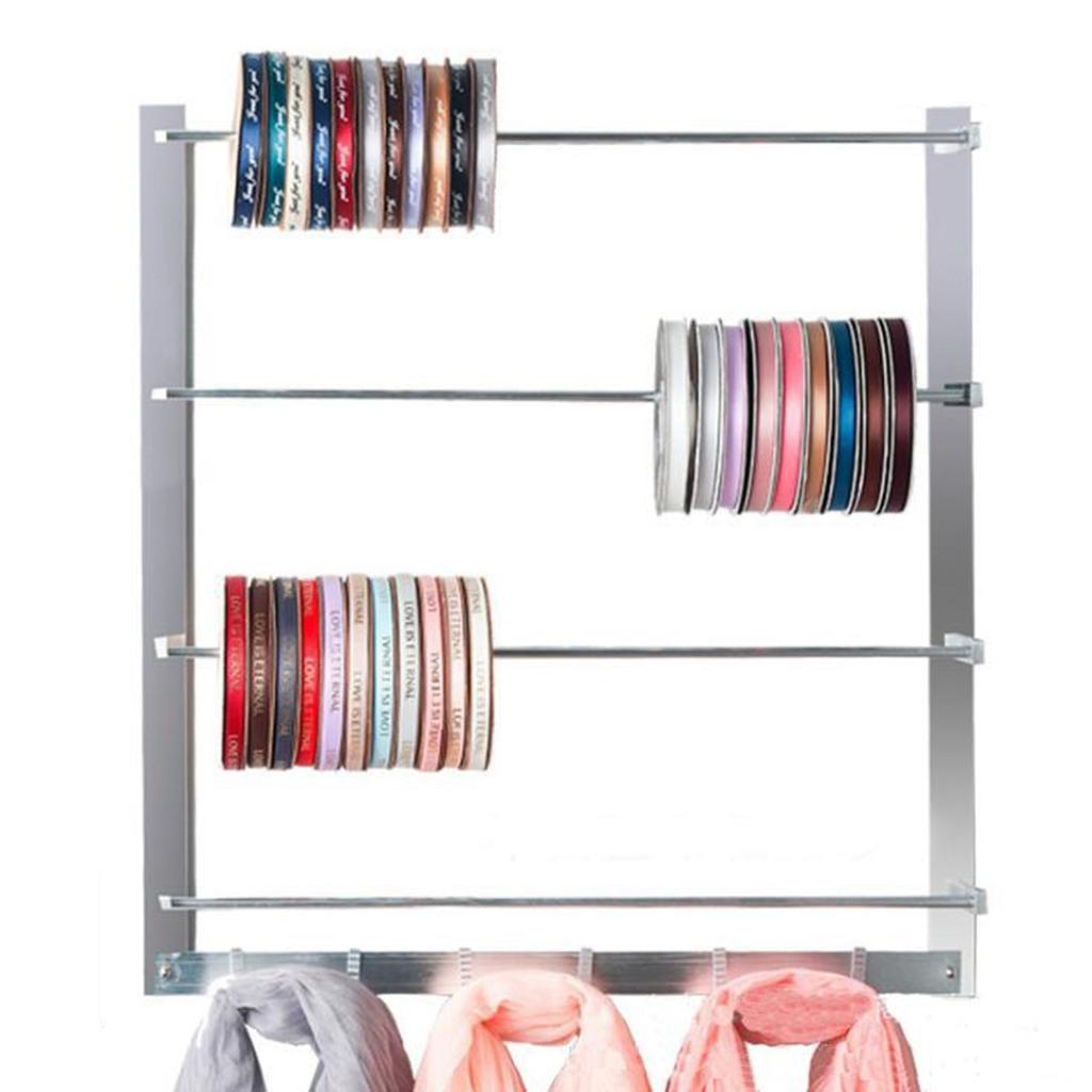 Wall Mounted Ribbon Storage Rack Organizer by HitMyNeed