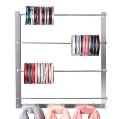 Wall Mounted Ribbon Storage Rack Organizer by HitMyNeed