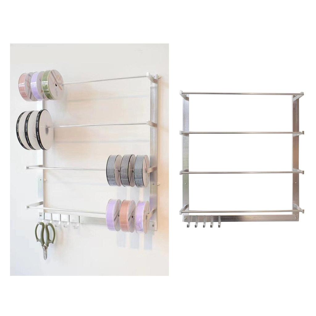 Wall Mounted Ribbon Storage Rack Organizer by HitMyNeed