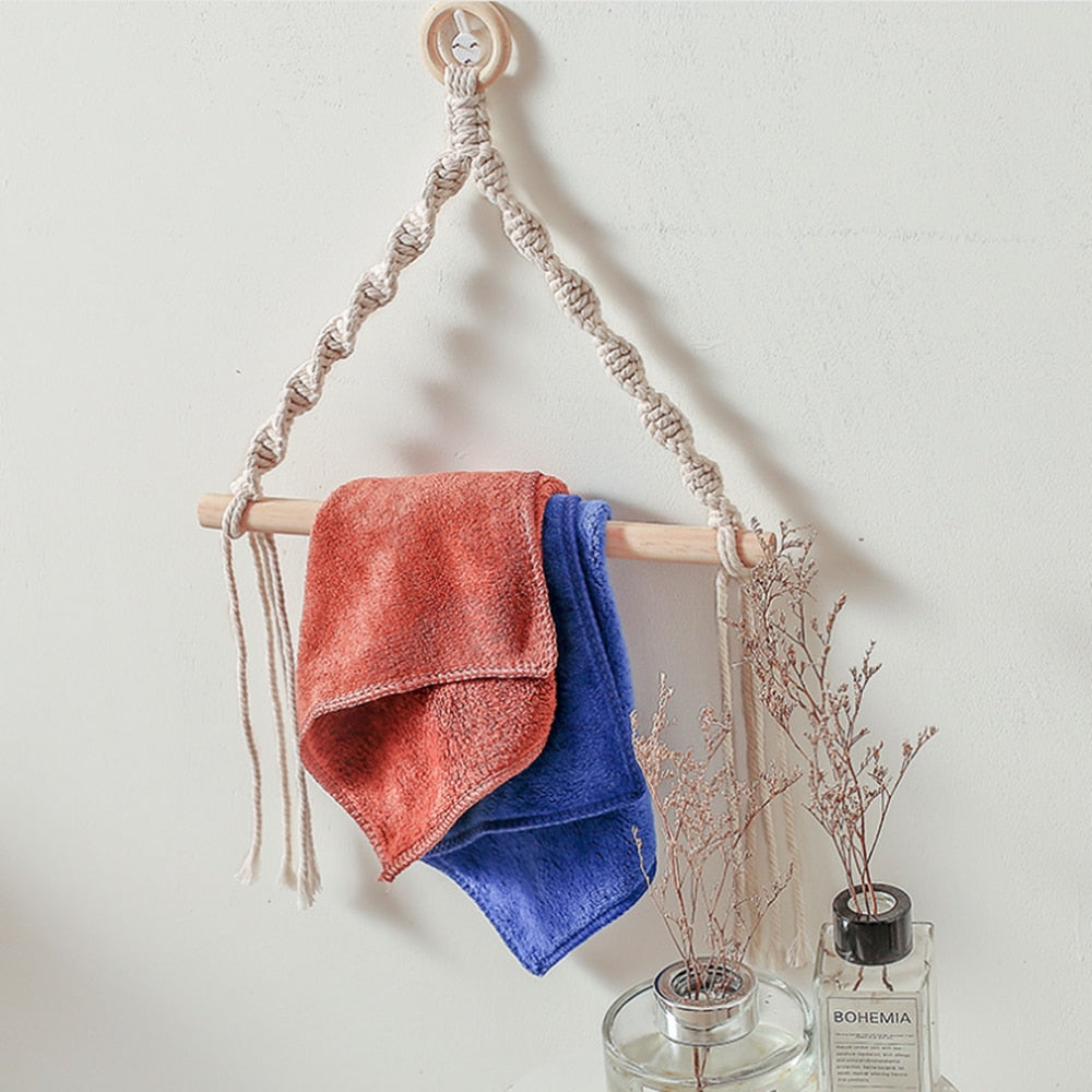 Wall Mounted Rope Toilet Paper Holder by HitMyNeed