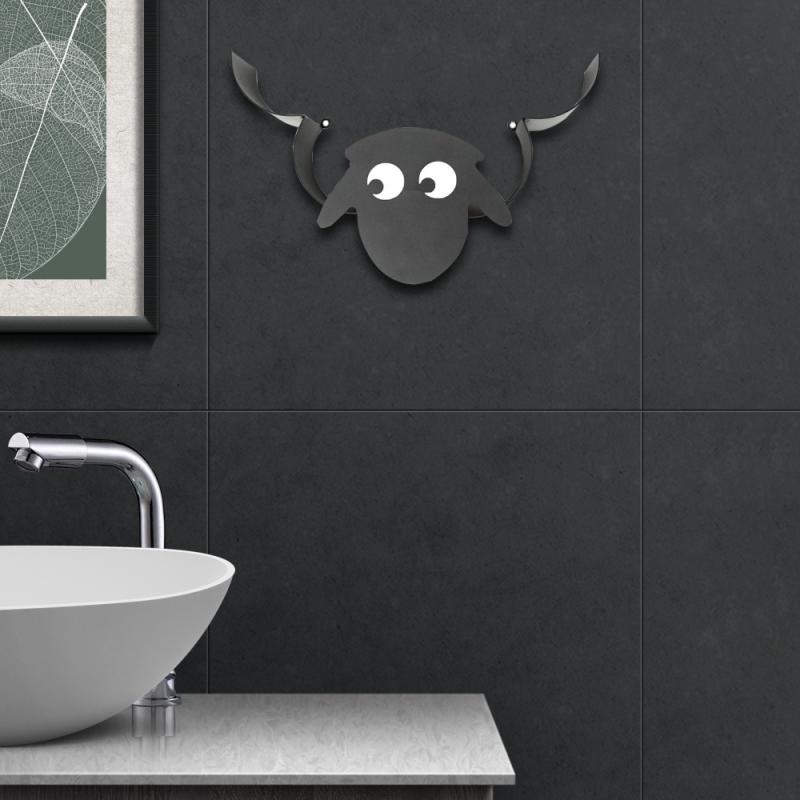 Wall Mounted Sheep Toilet Paper Holder Rack by HitMyNeed