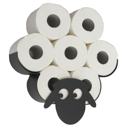 Wall Mounted Sheep Toilet Paper Holder Rack by HitMyNeed