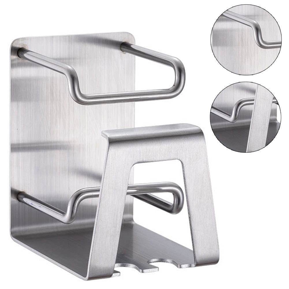 Wall Mounted Stainless Steel Toothbrush Holder by HitMyNeed