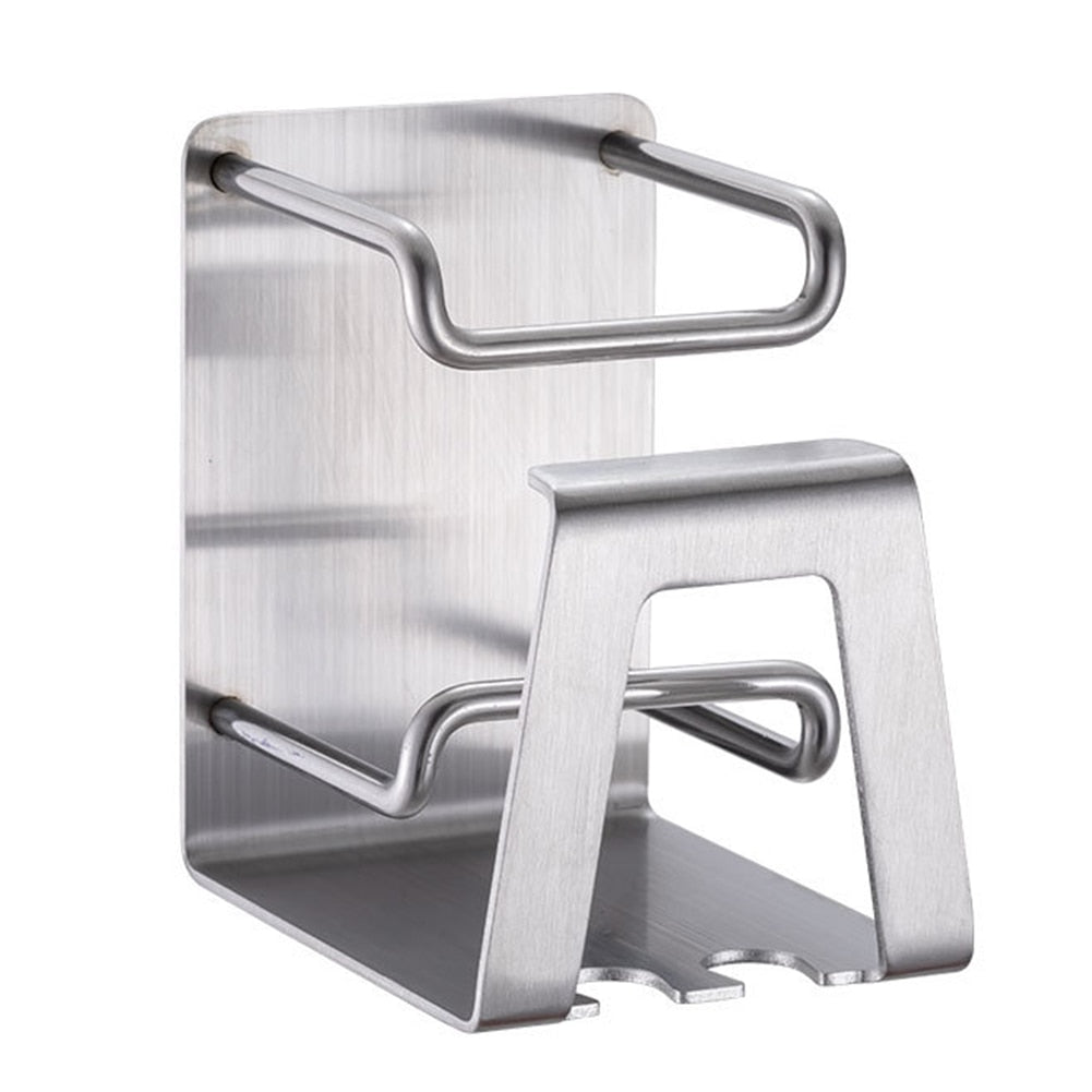 Wall Mounted Stainless Steel Toothbrush Holder by HitMyNeed