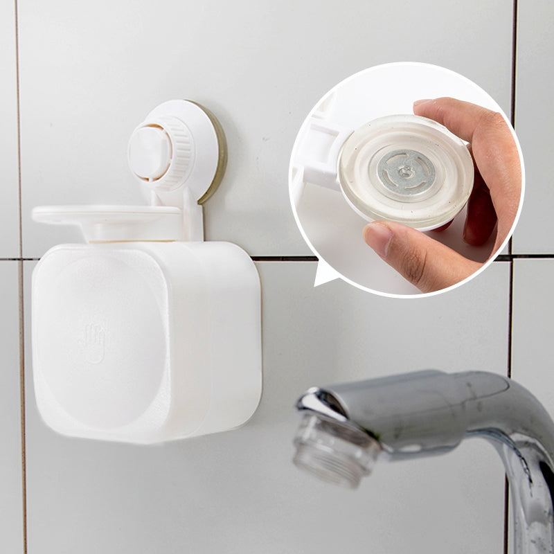 Wall Mounted Suction Cup Soap Dispenser by HitMyNeed