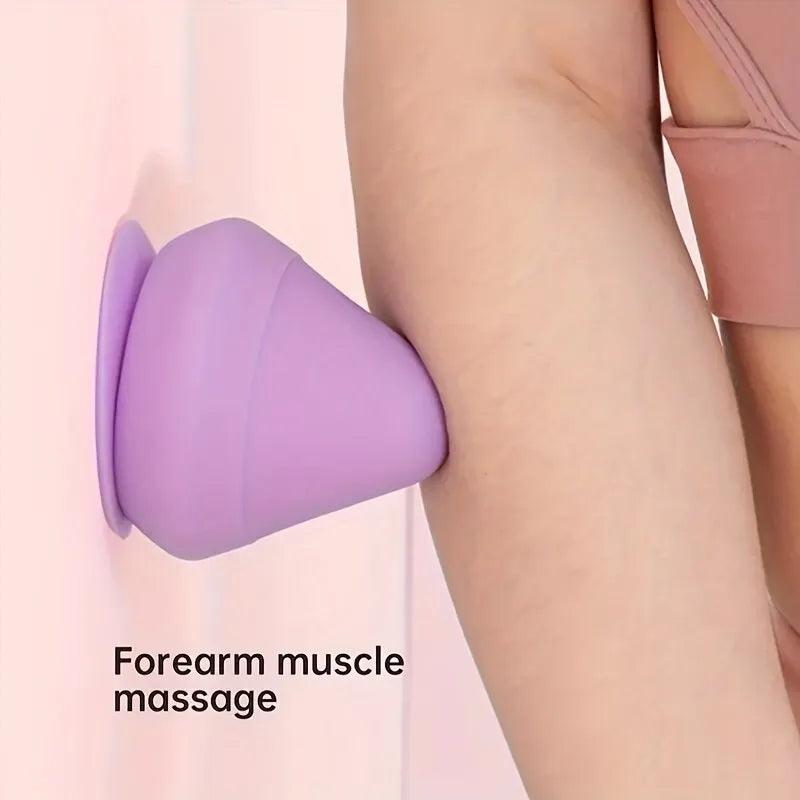 Wall-Mounted Suction Cup Trigger Point Massager by HitMyNeed