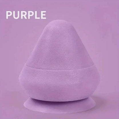Wall-Mounted Suction Cup Trigger Point Massager purple by HitMyNeed