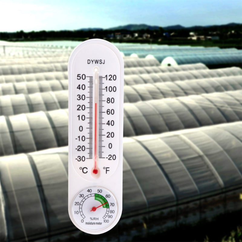 Wall Mounted Thermometer with Hygrometer 23cm by HitMyNeed
