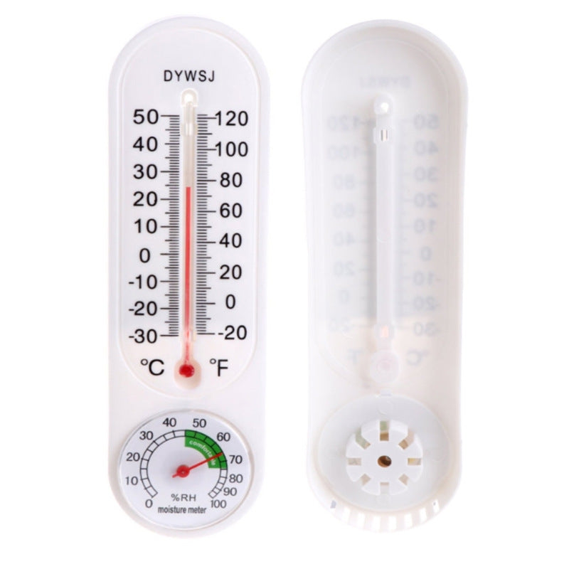 Wall Mounted Thermometer with Hygrometer 23cm by HitMyNeed