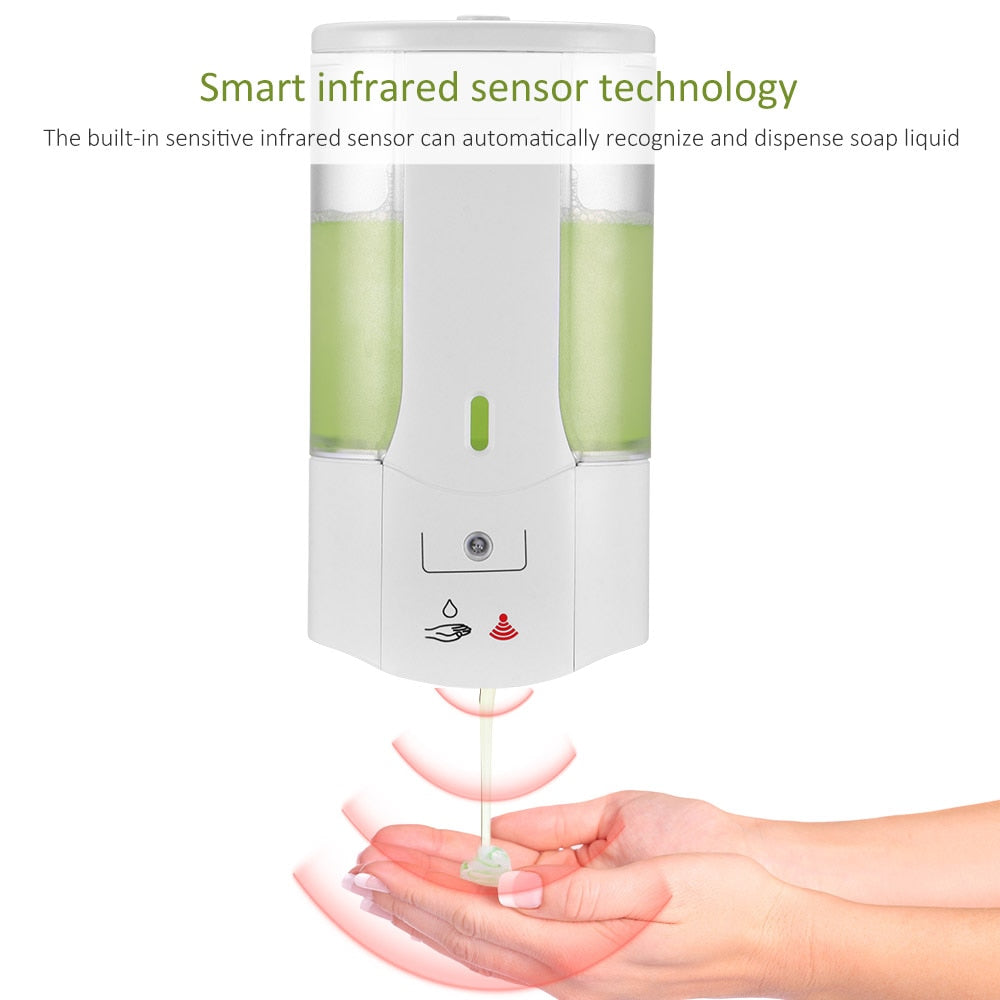 Wall Mounted Touchless Soap Dispenser 400ml by HitMyNeed