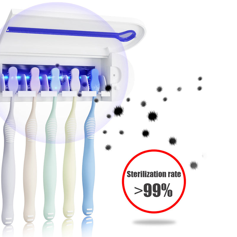 Wall Mounted UV Toothbrush Holder and Dispenser by HitMyNeed