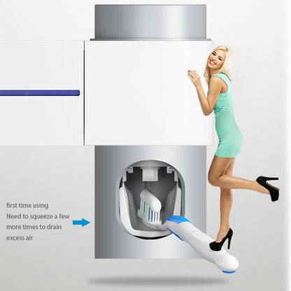 Wall Mounted UV Toothbrush Holder and Dispenser by HitMyNeed