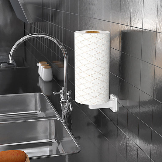 Wall-Mounted Vertical Paper Towel Holder by HitMyNeed