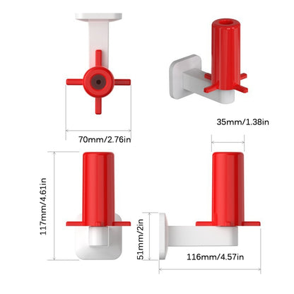 Wall-Mounted Vertical Paper Towel Holder by HitMyNeed