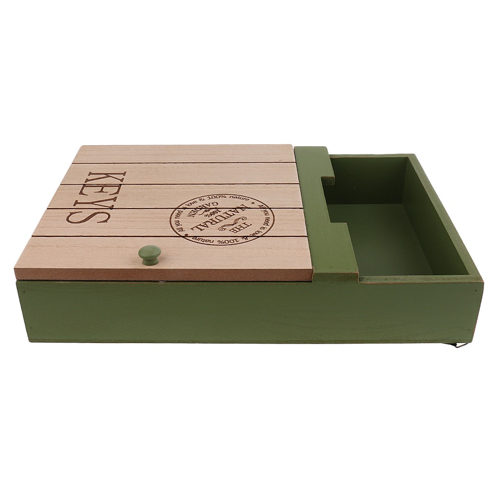 Wall Mounted Wooden Mail and Key Organizer by HitMyNeed