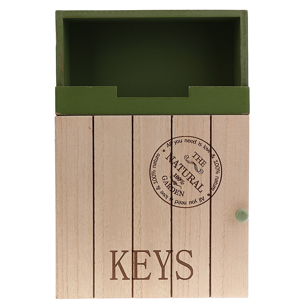 Wall Mounted Wooden Mail and Key Organizer by HitMyNeed