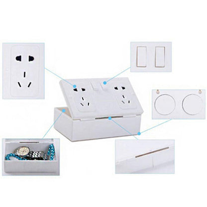 Wall Outlet Hidden Safe Box for Cash and Valuables by HitMyNeed