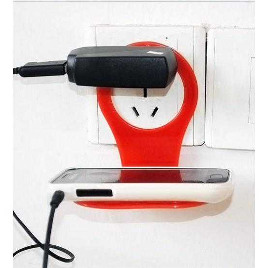 Wall Phone Charger Holder & Charging Station by HitMyNeed