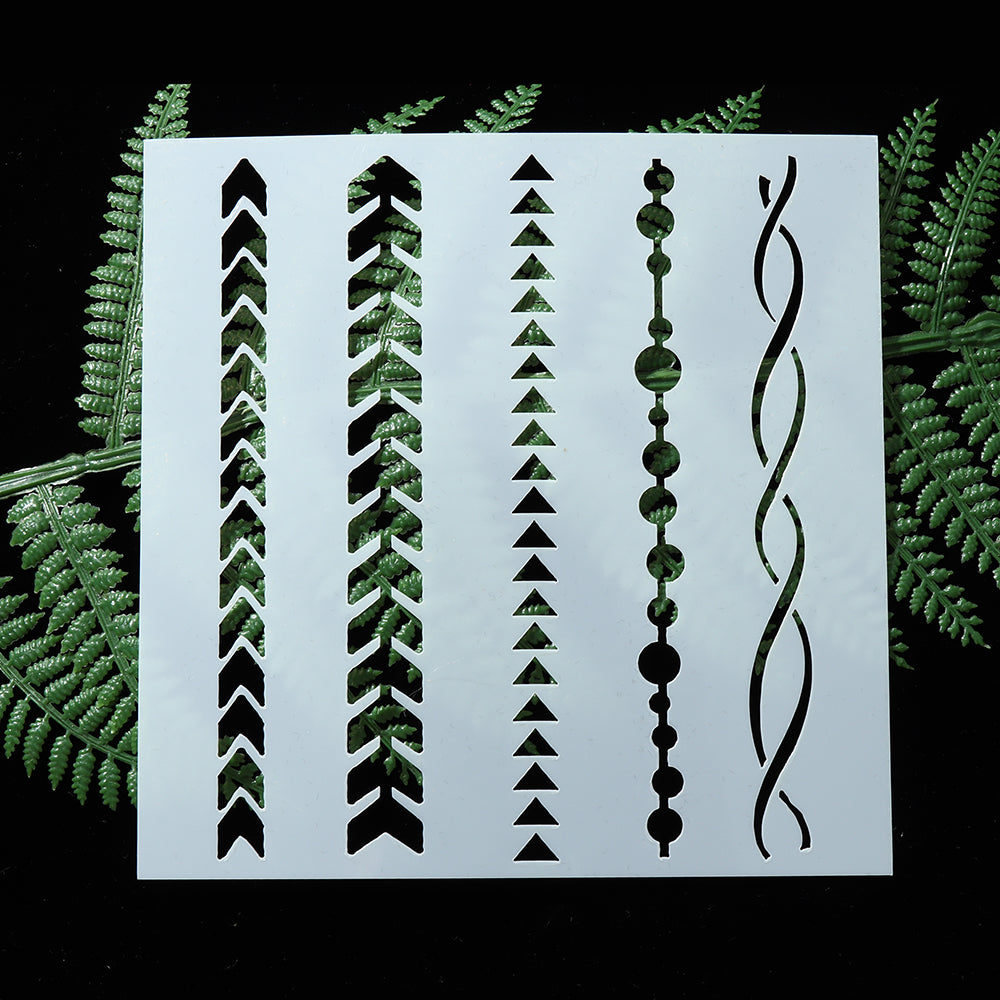 Wall Stencils Design Templates Set of 6 by HitMyNeed