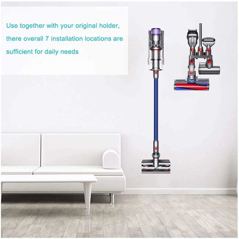Wall Storage Bracket for Dyson V7 V8 V10 Tools by HitMyNeed