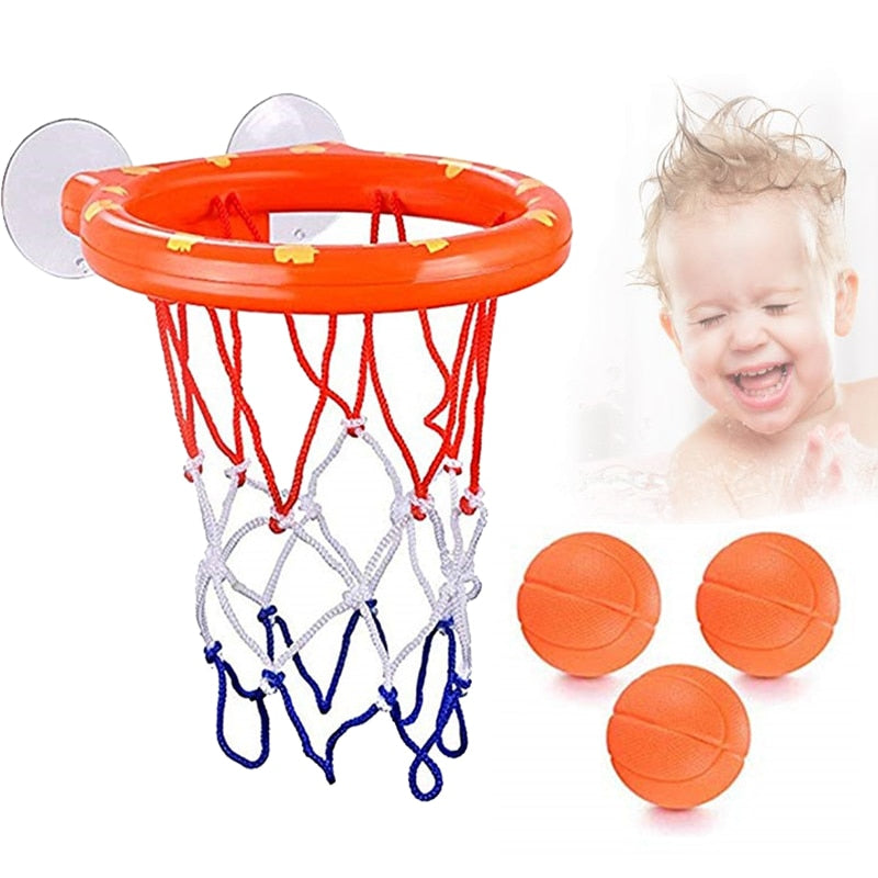 Wall Suction Basketball Bath Toy Set for Kids by HitMyNeed