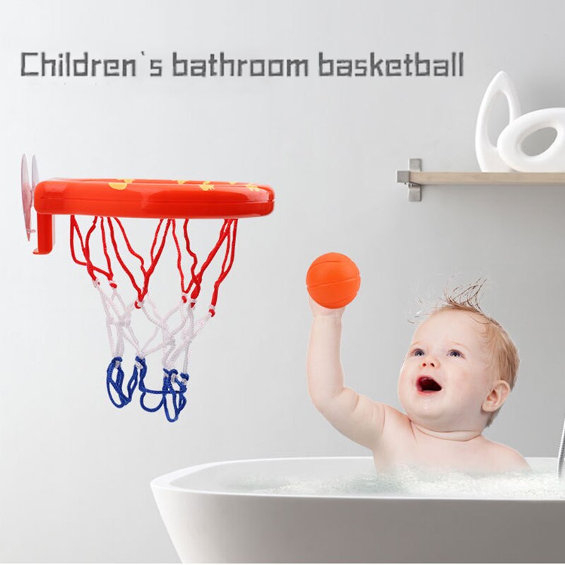 Wall Suction Basketball Bath Toy Set for Kids by HitMyNeed