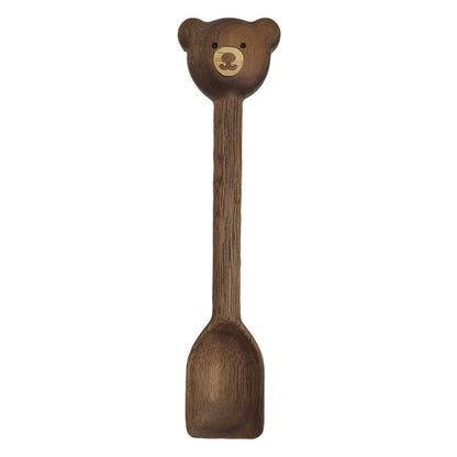 Walnut Wooden Bear Spoon 16cm by HitMyNeed