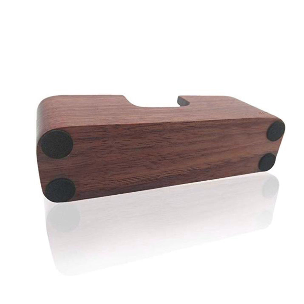 Walnut Wooden Business Card Holder for Desk by HitMyNeed