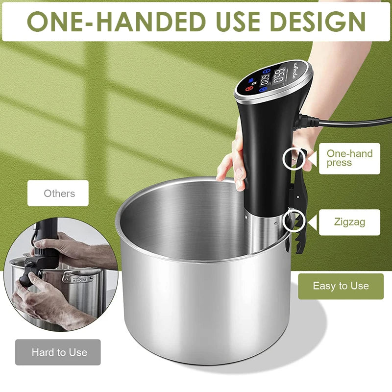 Wancle IPX7 Sous Vide Cooker with Digital Timer by HitMyNeed