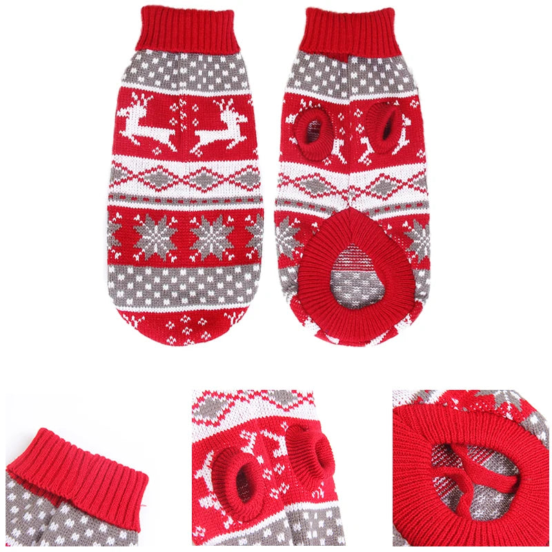 Warm Knitted Dog Sweater for Small & Medium Pets by HitMyNeed