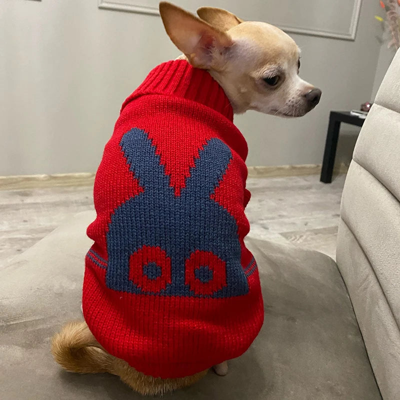 Warm Knitted Dog Sweater for Small & Medium Pets by HitMyNeed