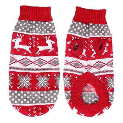 Warm Knitted Dog Sweater for Small & Medium Pets f 14.0 by HitMyNeed