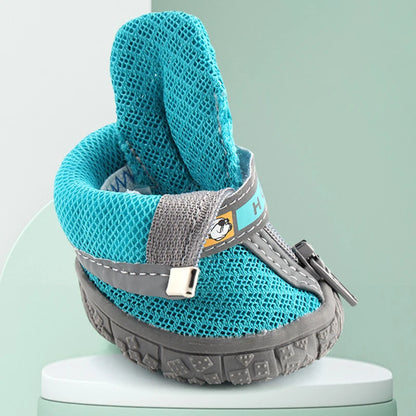 Warm Non-Slip Dog Boots with Plush Lining by HitMyNeed