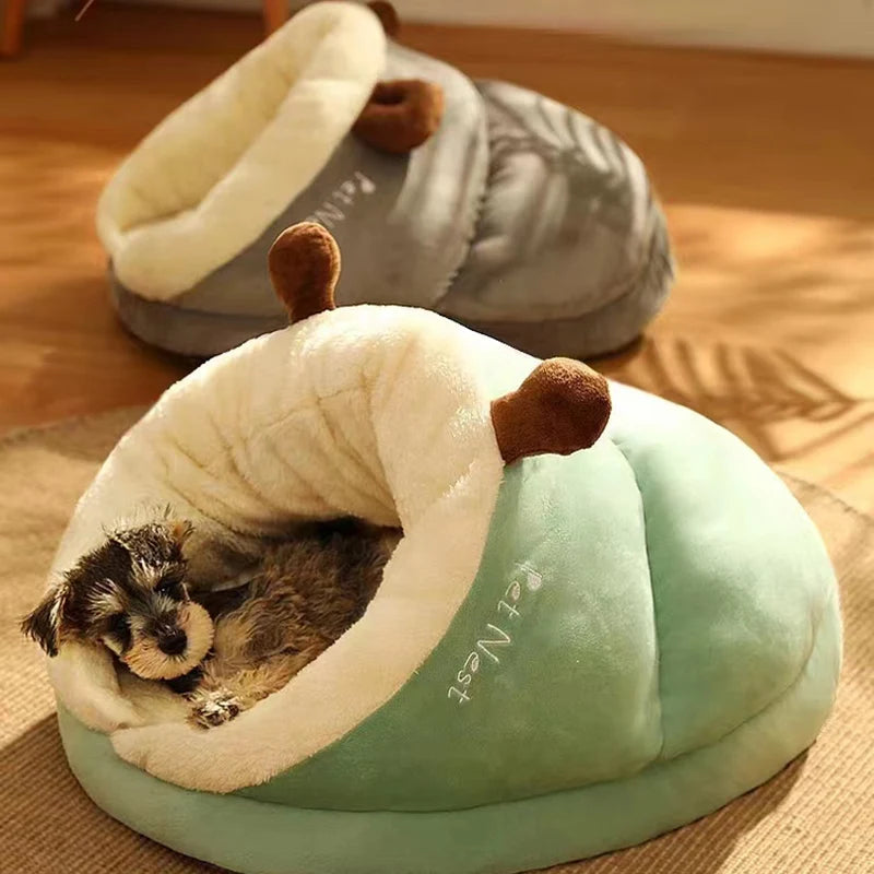 Warm Slipper Dog Kennel Bed for Small Pets by HitMyNeed