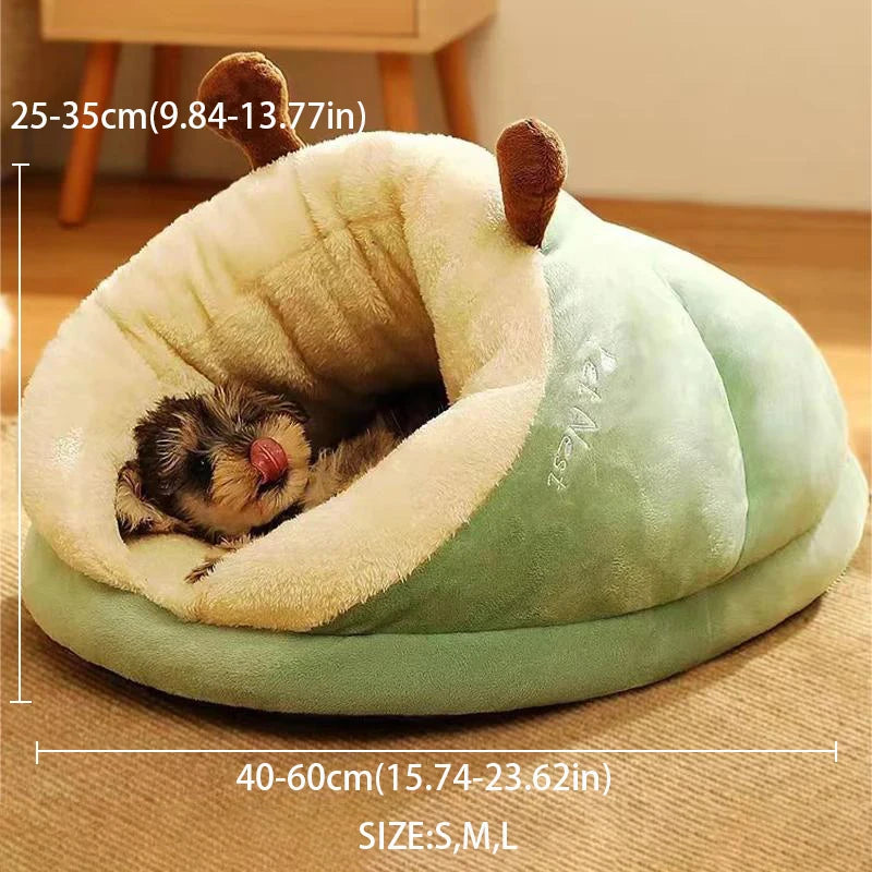 Warm Slipper Dog Kennel Bed for Small Pets by HitMyNeed