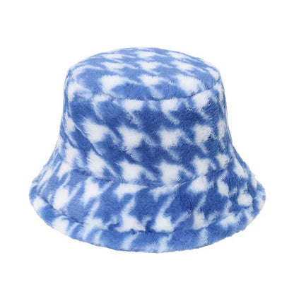 Warm Women's Winter Bucket Hat c008-bir-2 by HitMyNeed