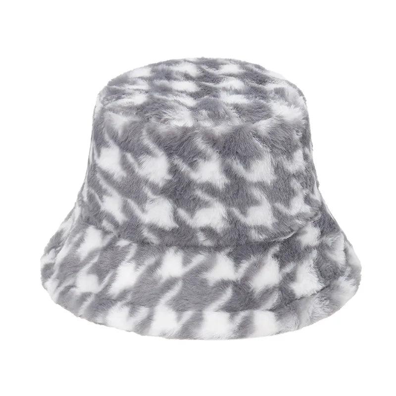 Warm Women's Winter Bucket Hat c008-bir-3 by HitMyNeed