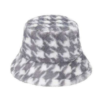 Warm Women's Winter Bucket Hat c008-bir-3 by HitMyNeed